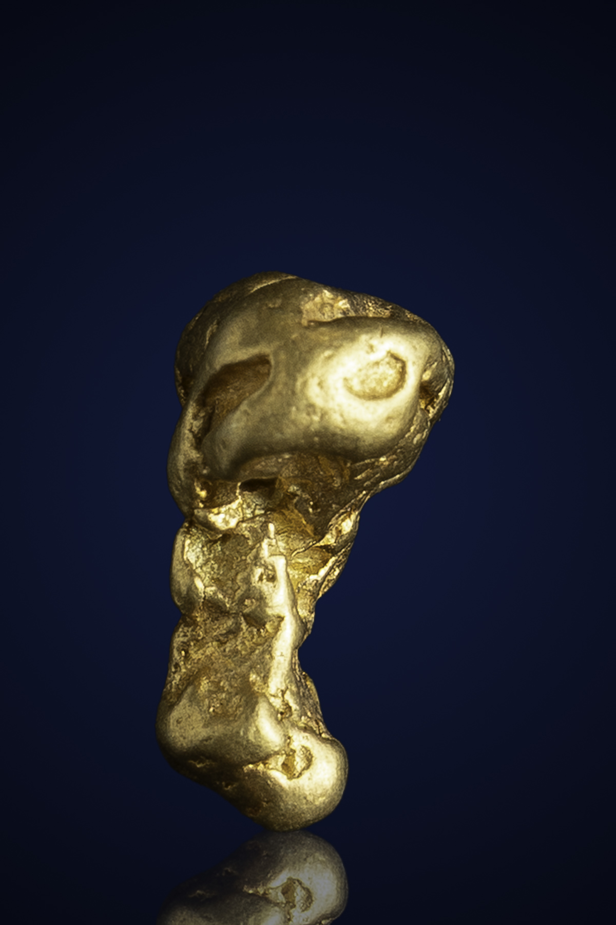 (image for) Buttery, Contoured Natural Gold Nugget - Alaska - 1.58 grams